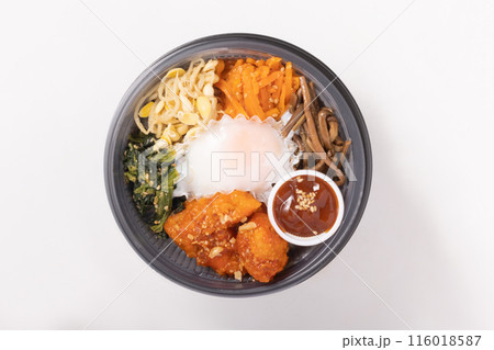 鶏のチリソース　ビビンバ弁当 116018587