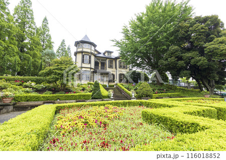 異国情緒のある山手西洋館のイタリア山庭園 異国情緒のある山手西洋館のイタリア山庭園 116018852