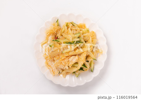 蒸し鶏とキュウリ 穂先メンマ和え 蒸し鶏とキュウリ 穂先メンマ和え 116019564
