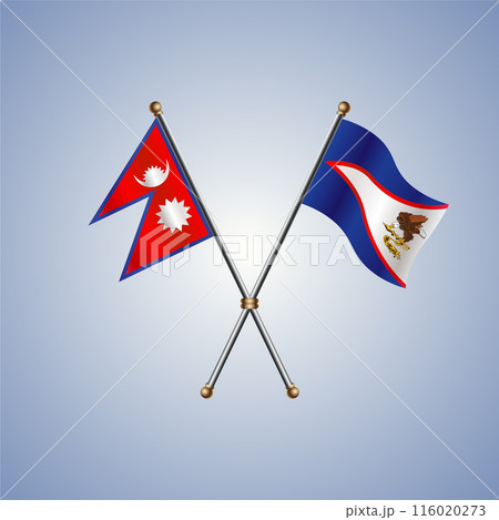 Nepal and American Samoa flags relations 116020273