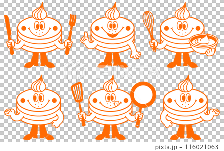 以煎餅為主題的角色#2 以煎餅為主題的角色#2 116021063