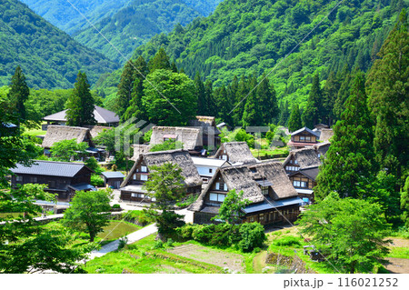 春 五箇山 相倉集落 春 五箇山 相倉集落 116021252