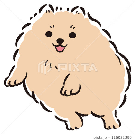 ジャンプする犬のイラスト ジャンプする犬のイラスト 116021390