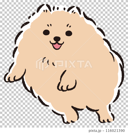 一隻跳躍的狗的插圖 一隻跳躍的狗的插圖 116021390