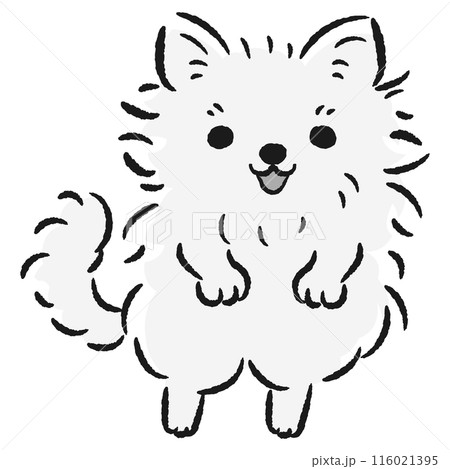 ジャンプする犬のイラスト ジャンプする犬のイラスト 116021395