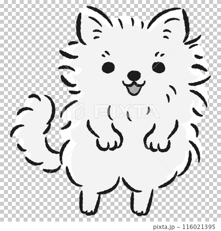 ジャンプする犬のイラスト ジャンプする犬のイラスト 116021395