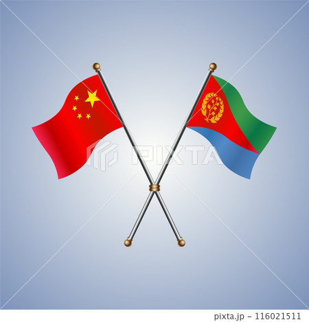 China and Eritrea flags relations China and Eritrea flags relations 116021511