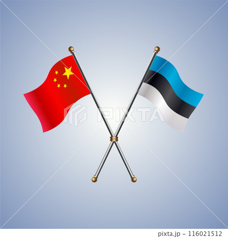 China and Estonia flags relations 116021512