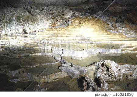 秋芳洞内部自然の造形美 百枚皿 秋芳洞内部自然の造形美 百枚皿 116021850