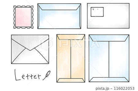 ゆるめシンプル手紙セット アナログ風 ゆるめシンプル手紙セット アナログ風 116022053