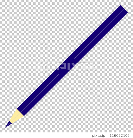 青い鉛筆のイラスト 青い鉛筆のイラスト 116022103