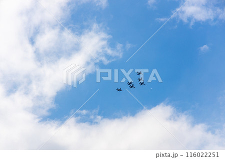 ブルーインパルスの航空ショー ブルーインパルスの航空ショー 116022251