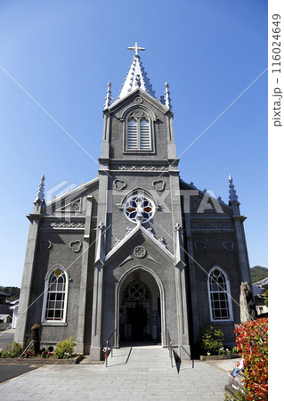 青空と崎津教会 青空と崎津教会 116024649