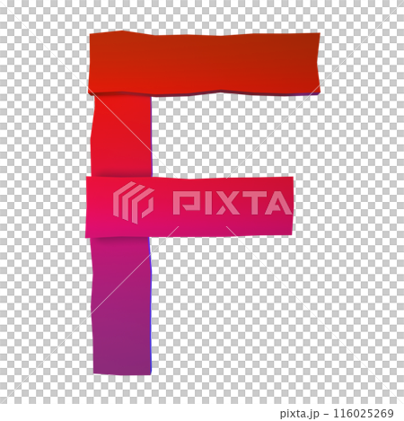 3D rendered illustration. Plank decorative letter. Custom art font. 116025269