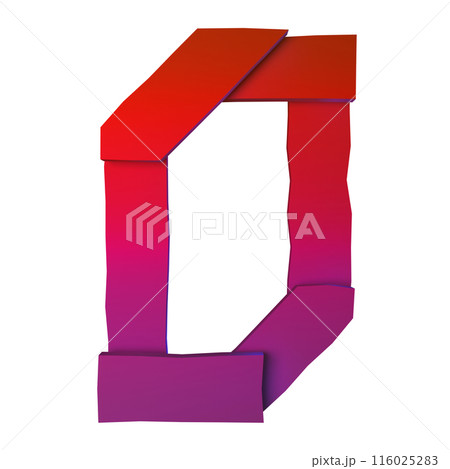 3D rendered illustration. Plank decorative letter. Custom art font. 3D rendered illustration. Plank decorative letter. Custom art font. 116025283