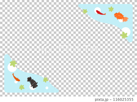 Summer goldfish frame 116025355