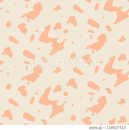 Seamless pattern with brown cow spots Seamless pattern with brown cow spots 116027313