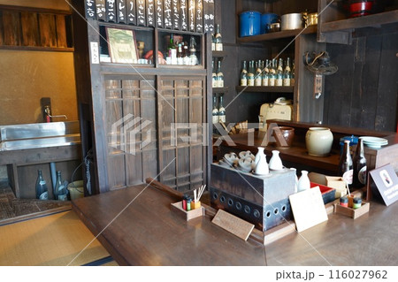日本の東京、江戸時代、明治時代、昔の暮らしの風景、生活用品 日本の東京、江戸時代、明治時代、昔の暮らしの風景、生活用品 116027962