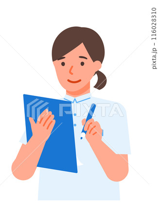 介護施設で働く女性の問題解決のイラスト 手書き 介護施設で働く女性の問題解決のイラスト 手書き 116028310