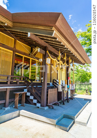 仙台市青葉区桜ヶ丘公園 櫻岡大神宮 拝殿(伊達政宗が創建した神社) 仙台市青葉区桜ヶ丘公園 櫻岡大神宮 拝殿(伊達政宗が創建した神社) 116028547