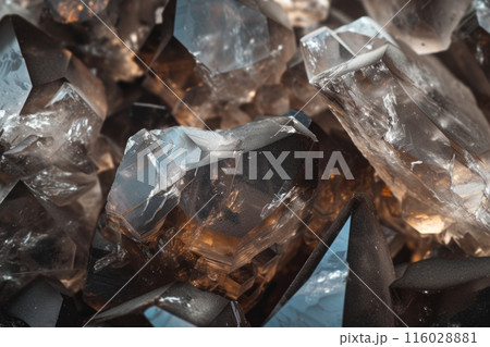 Refined and sophisticated design with glassmorphism background featuring smoky quartz clarity Refined and sophisticated design with glassmorphism background featuring smoky quartz clarity 116028881