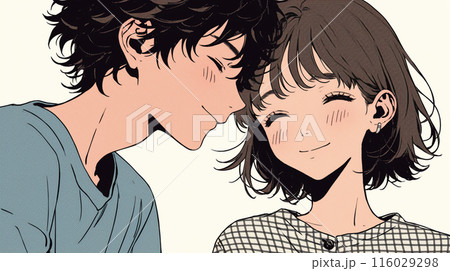 青春まっただ中の初々しいカップル、新婚夫婦