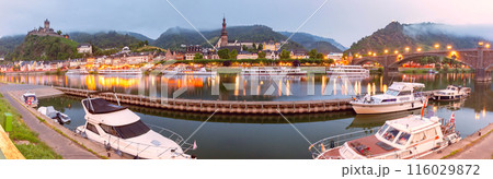 Cochem Town and Reichsburg Castle, Germany 116029872