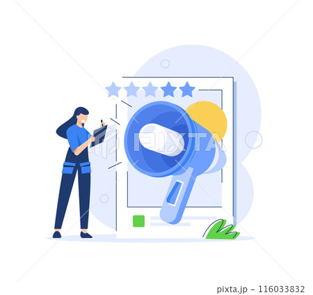 Social media,Characters integrating with social media platform. Followers leaving reaction on posts, giving feedback, likes and writing comments Social media,Characters integrating with social media platform. Followers leaving reaction on posts, giving feedback, likes and writing comments 116033832