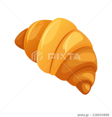 A croissant is shown in a close up 116034890