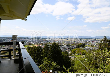 横手公園展望台からの風景 横手公園展望台からの風景 116035879