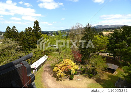 横手公園展望台からの風景 横手公園展望台からの風景 116035881