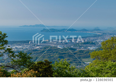 立花山の山頂から望む眺め 立花山の山頂から望む眺め 116036501