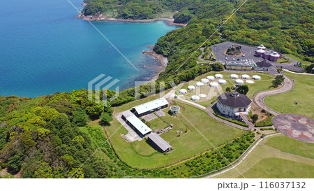 鷹島モンゴル村のドローン空撮 116037132