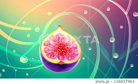 CGイラスト イチジクのイメージイラスト CGイラスト イチジクのイメージイラスト 116037963