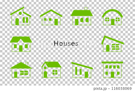 Houses ライトグリーンの色んな家 Houses ライトグリーンの色んな家 116038069