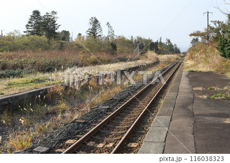 山越駅　JR山越駅　やまこし　Yamakoshi　H55　函館本線 116038323