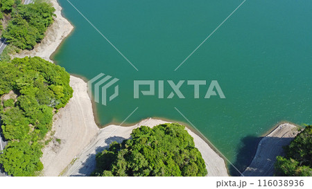 小石原川（上秋月湖）のドローン空撮 116038936
