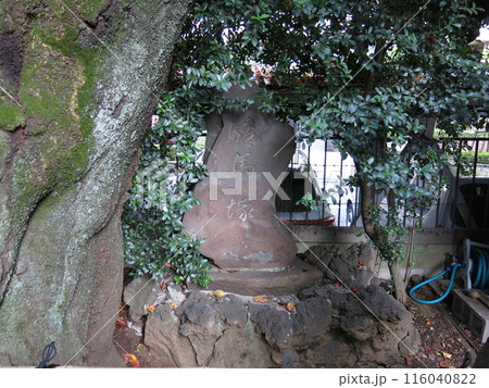 新宿区の多武峯内藤神社にある駿馬塚 116040822