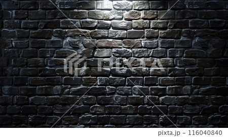 Illuminated Brick Wall 116040840