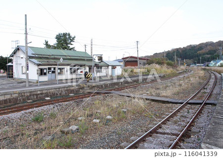 落部駅　JR落部駅　おとしべ　Otoshibe　H57　函館本線 116041339