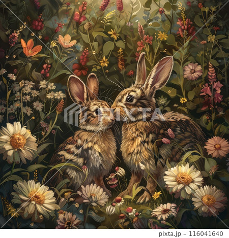 Curious Rabbits Uncovers Floral Masterpiece Secrets Unfolds Curious Rabbits Uncovers Floral Masterpiece Secrets Unfolds 116041640