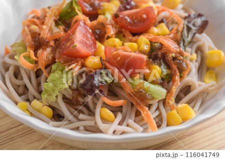 夏の味覚 蕎麦サラダ 夏の味覚 蕎麦サラダ 116041749