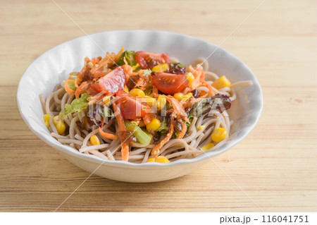 夏の味覚　蕎麦サラダ 116041751