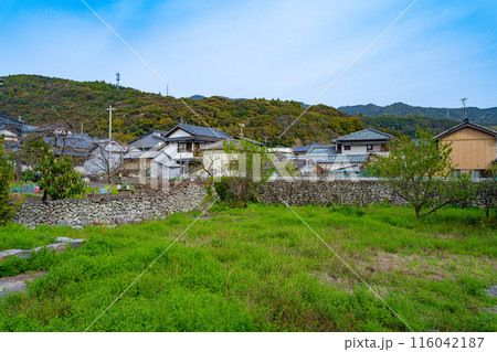 【重要伝統的建造物群保存地区】吉良川町 イシグロが残った空き地 高知県室戸市 【重要伝統的建造物群保存地区】吉良川町 イシグロが残った空き地 高知県室戸市 116042187