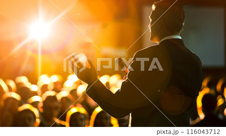 講義をするビジネスマン 116043712