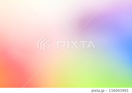 カラフルでファンタジー　ふんわりとした背景 116043991