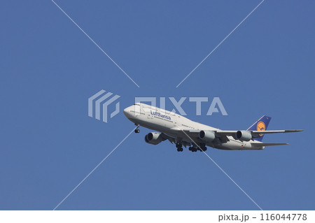 青空に離陸、上昇する旅客機 青空に離陸、上昇する旅客機 116044778