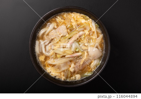 ねぎ塩豚バラ　卵あんかけ　うどん 116044894