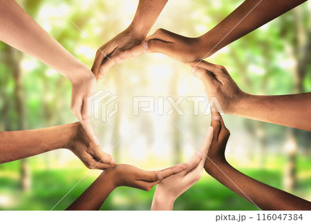 International Human Solidarity Day concept International Human Solidarity Day concept 116047384