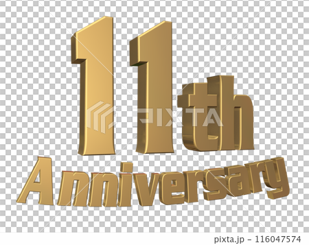 3DCG角色「11th Anniversary/11週年」金、金 116047574